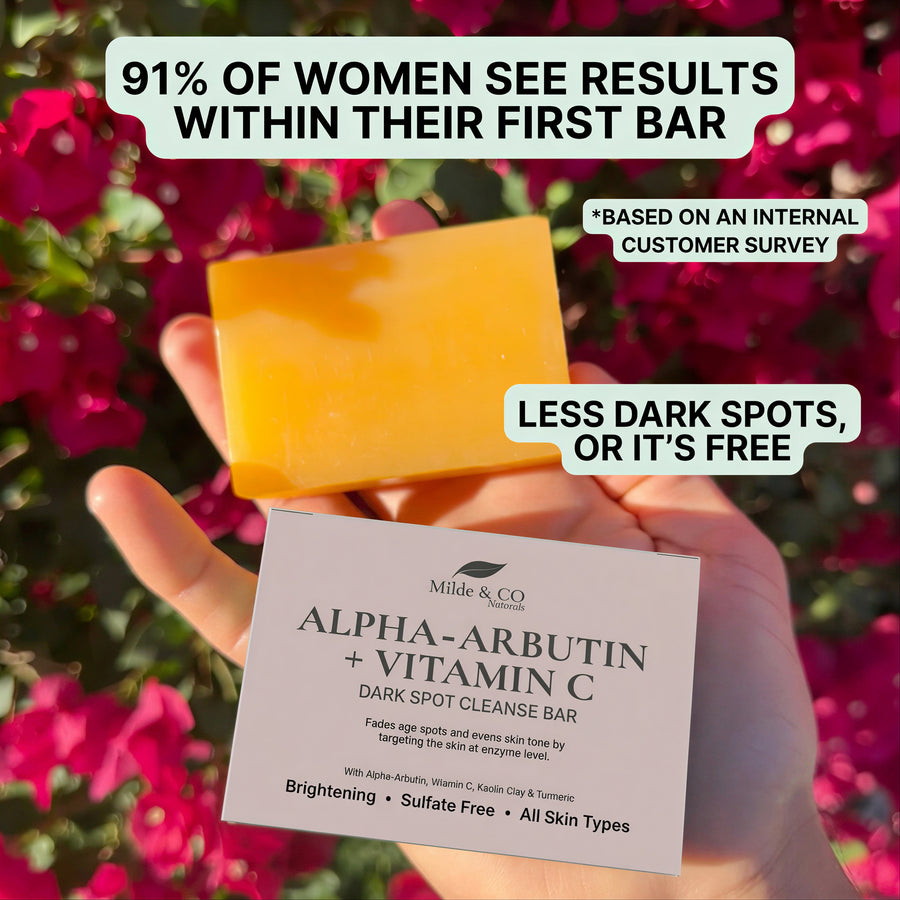Alpha-Arbutin + Vitamin C Brightening Bar